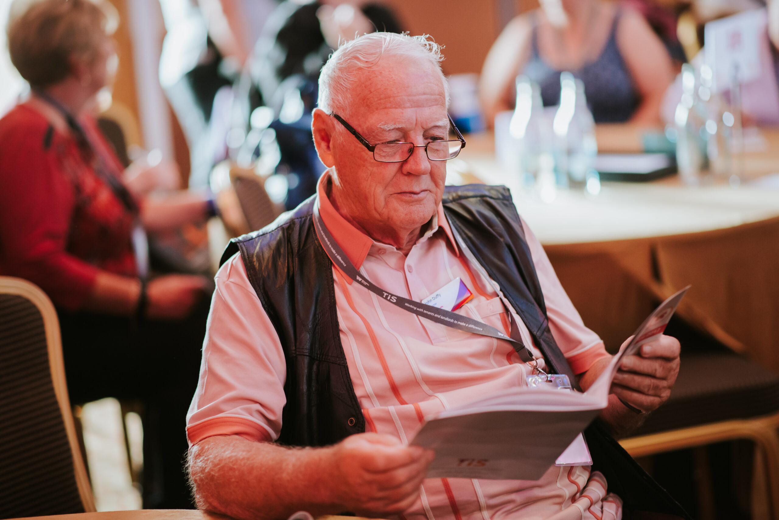 John Duffy at a conference