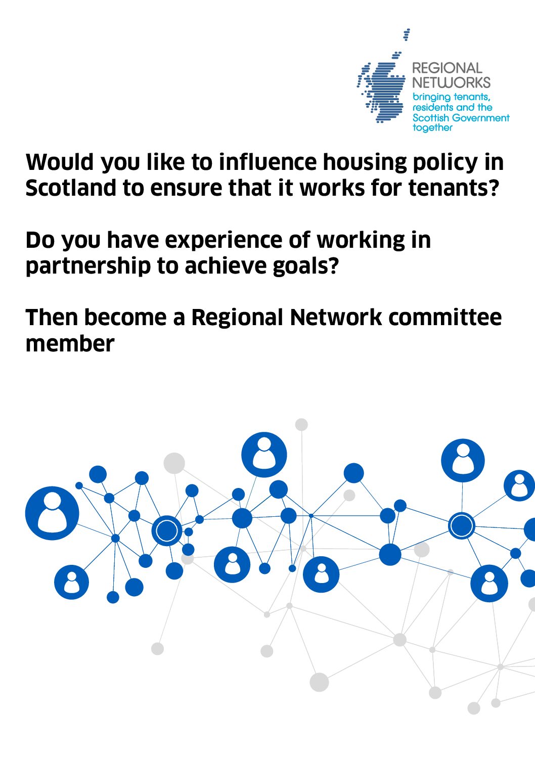 Regional Networks – Committee Member Promotional Leaflet
